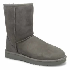 UGG Women's CLASSIC SHORT II Sheepskin Boot - -Ugg 1016223 GREY XXX