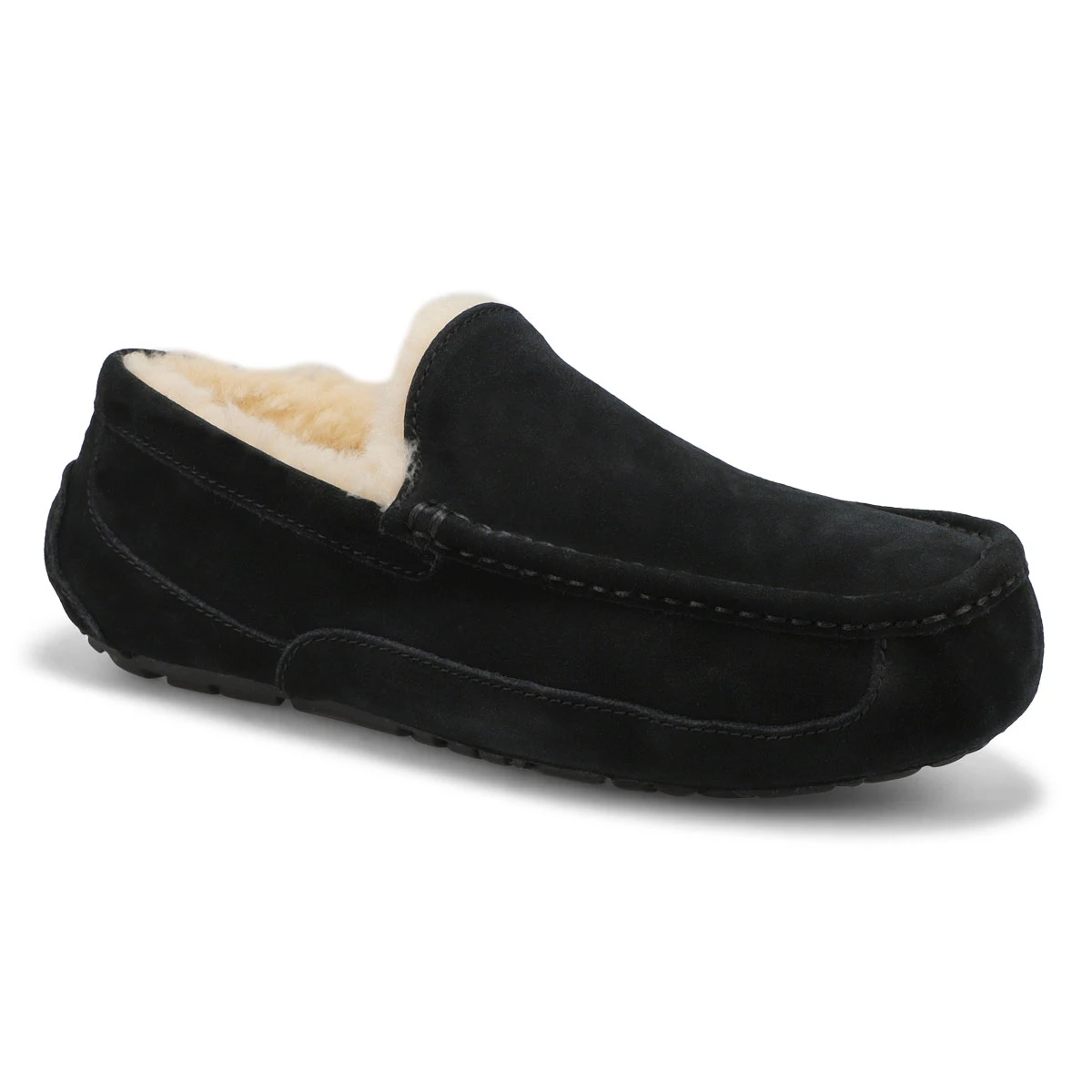UGG Men's Ascot Sheepskin Slipper - Black 1 UGG Men's Ascot Sheepskin Slipper - Black