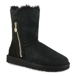 UGG Women's Bailey Zip Short Boot - Black