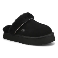 UGG Women's Disquette Sheepskin Slipper - Bla
