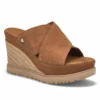UGG Women's Abbot Slide Wedge Sandal - Chestn