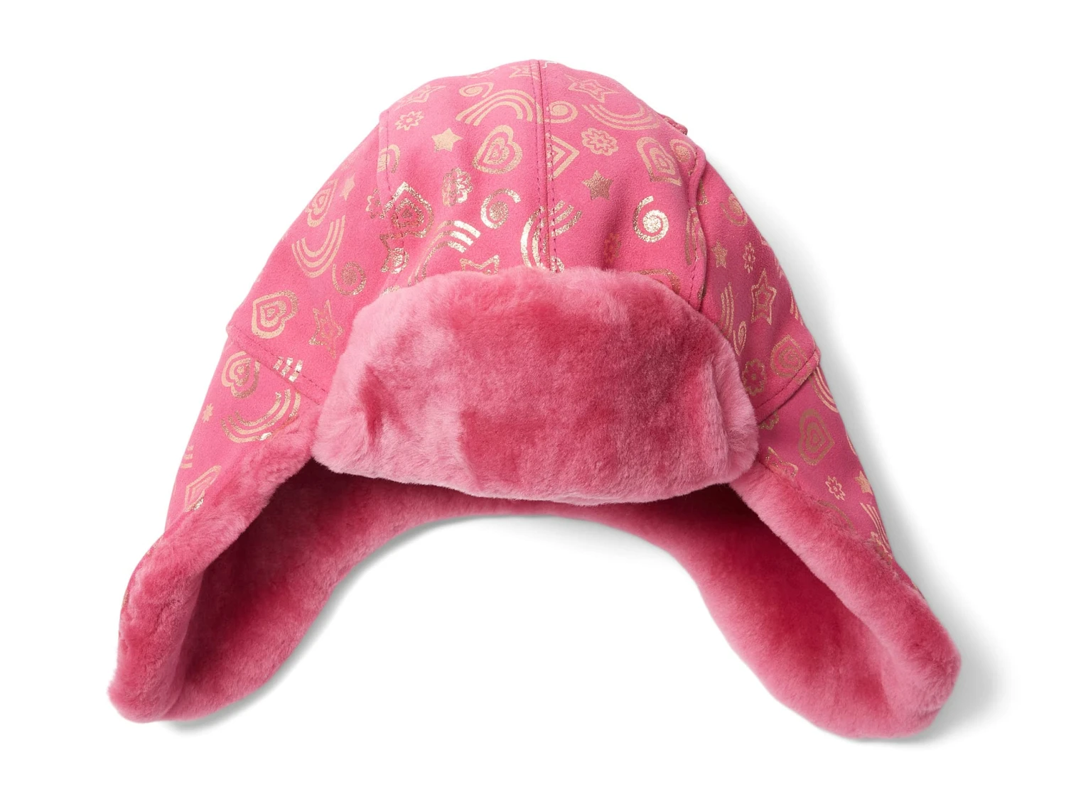 UGG Kids Water Resistant Sheepskin Love Print Trapper (Toddler/Little Kids) 1 UGG Kids Water Resistant Sheepskin Love Print Trapper (Toddler/Little Kids)