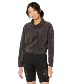 Ugg 39 UGG Calland Knit Courduoy Funnel Neck Top