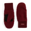 Koolaburra By UGG Sherpa Mitten W/ Knit Cuff And Suede Patch