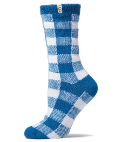 UGG Vanna Check Fleece Lined Socks