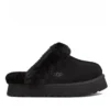 UGG DISQUETTE BLACK SLIPPERS