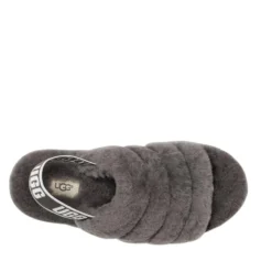 UGG FLUFF YEAH SLIDE CHARCOAL 5 UGG FLUFF YEAH SLIDE CHARCOAL -Ugg FLUFFYEAH3