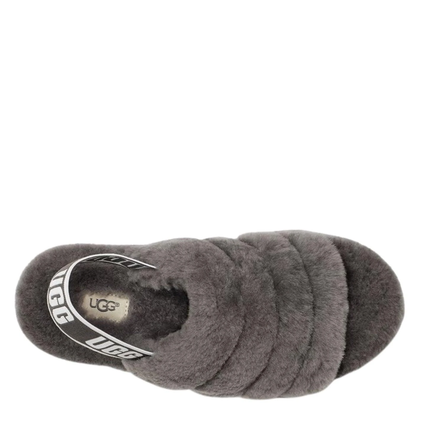 UGG FLUFF YEAH SLIDE CHARCOAL 3 UGG FLUFF YEAH SLIDE CHARCOAL - Image 3