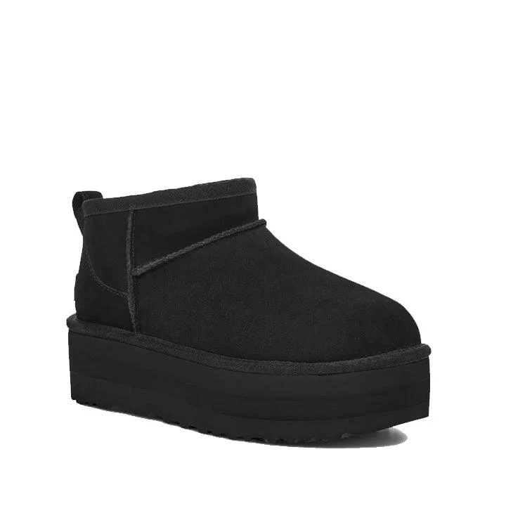 UGG ULTRA MINI BLACK PLATFORM BOOTS 2 UGG ULTRA MINI BLACK PLATFORM BOOTS - Image 2