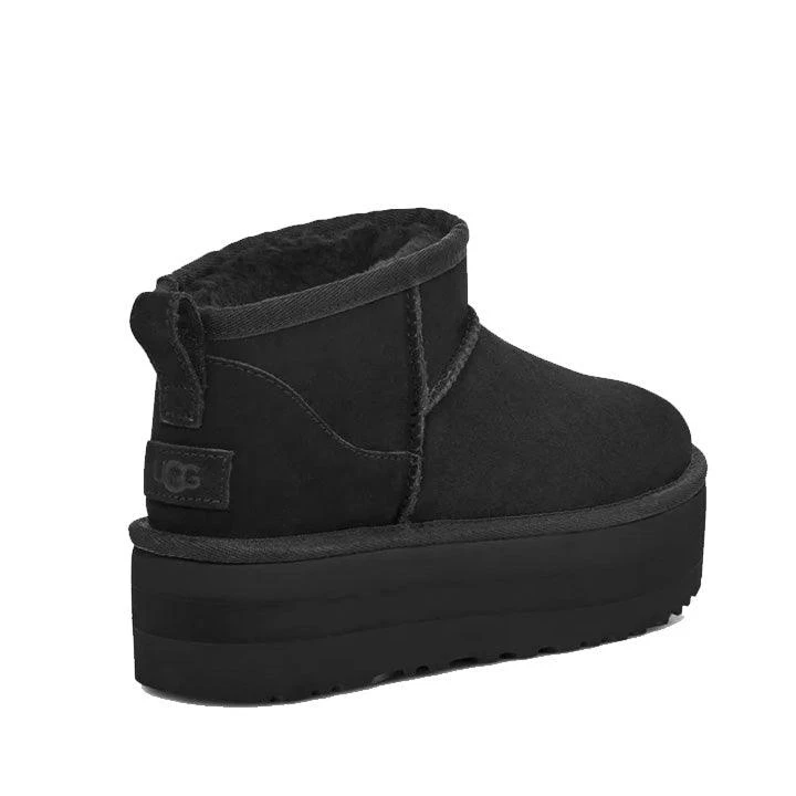 UGG ULTRA MINI BLACK PLATFORM BOOTS 3 UGG ULTRA MINI BLACK PLATFORM BOOTS - Image 3