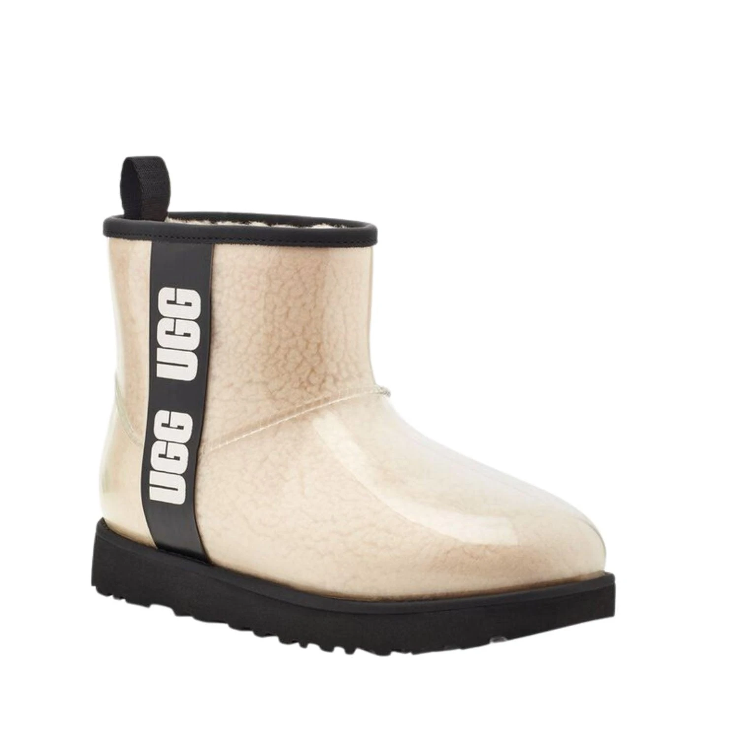 UGG CLASSIC CLEAR MINI NATURAL BOOTS 2 UGG CLASSIC CLEAR MINI NATURAL BOOTS - Image 2