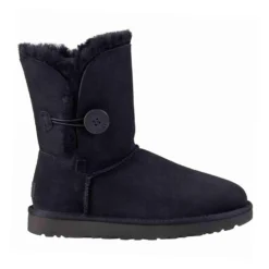 UGG BAILEY BUTTON BLACK